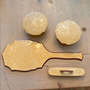 Vintage Art Deco Vanity Set